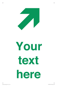 Custom Safe Condition inverse: Green Up right arrow